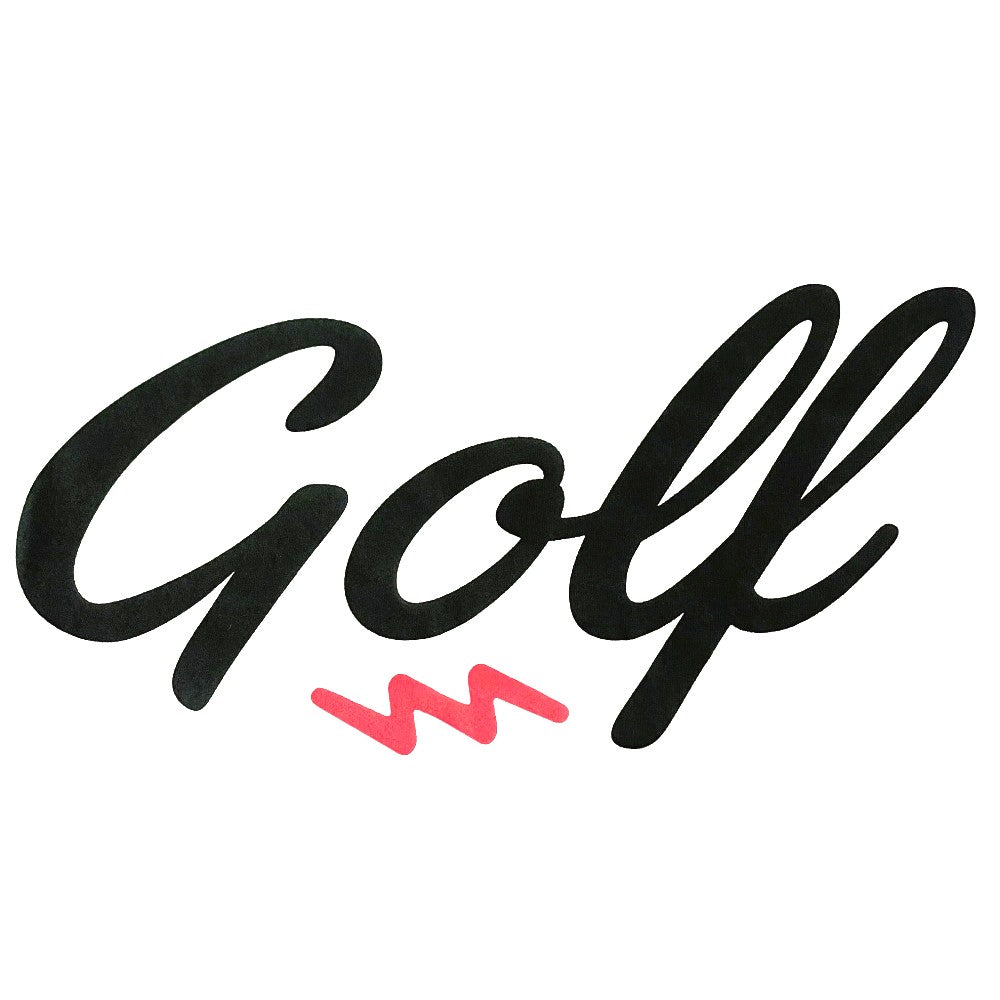 GOLF LOGO DRY MOCK NECK L/S TEE - WHITE