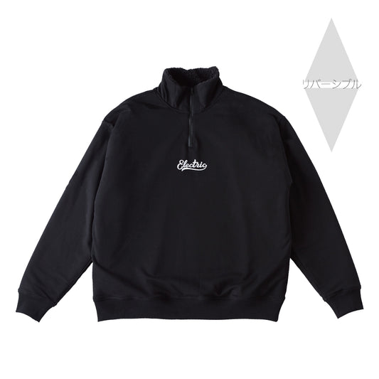 GOLF REVERSIBLE HALF ZIP  - BLACK