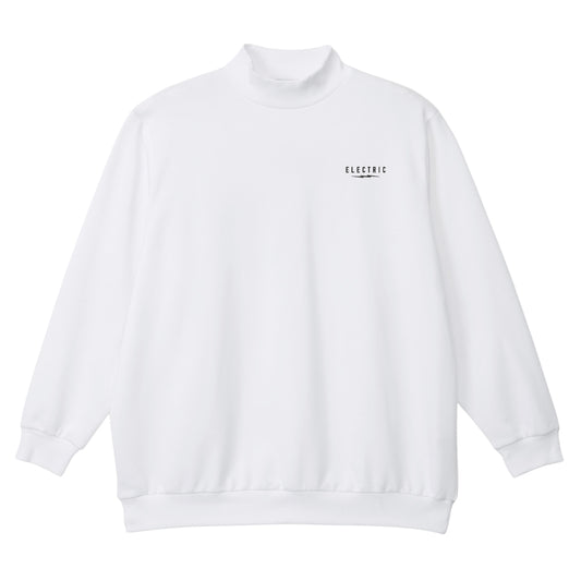 GOLF WAVE MOCK NECK SWEAT - WHITE