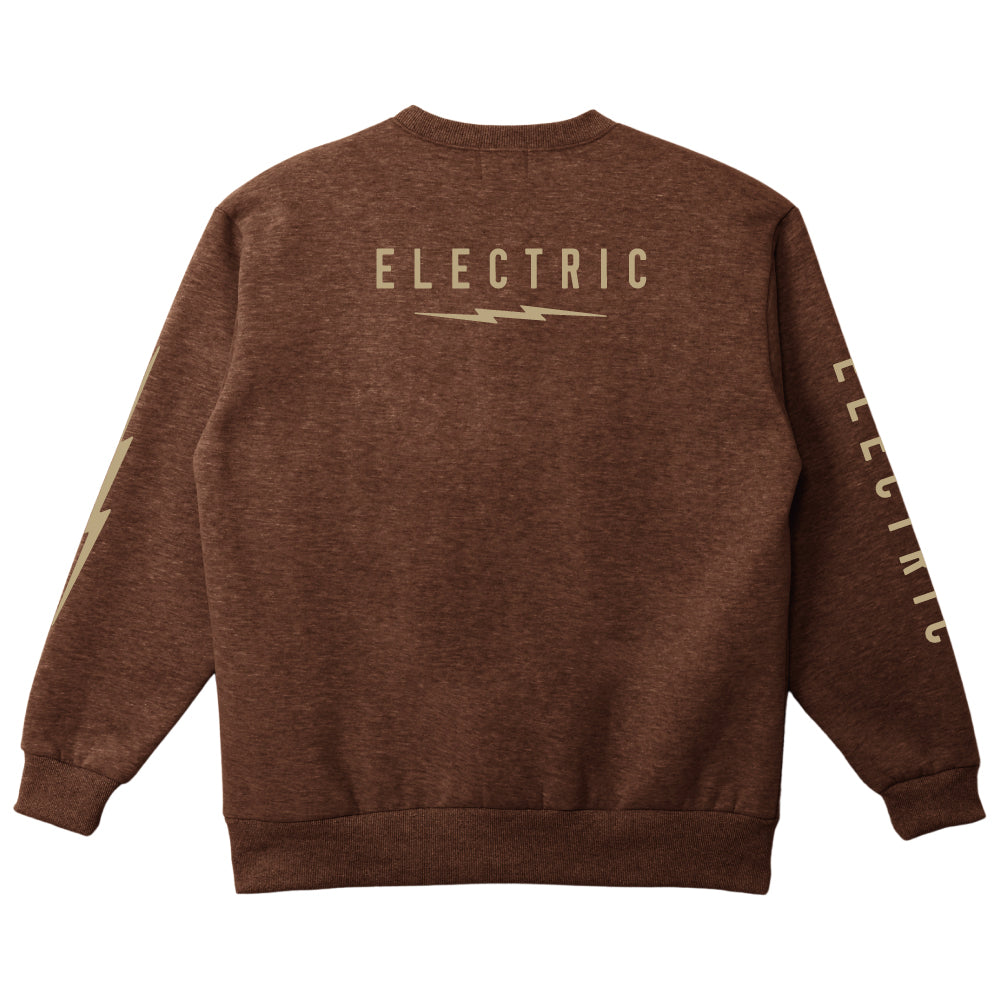 ICON LOGO CREW - DARK BROWN × BEIGE