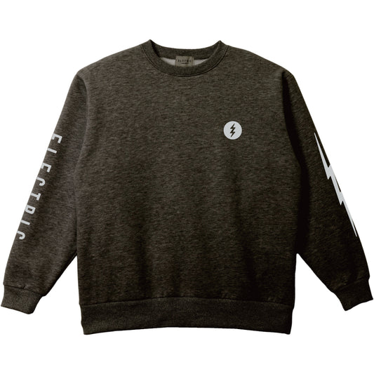 ICON LOGO CREW - CHARCOAL × GREY