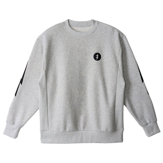 ICON LOGO CREW-GREY