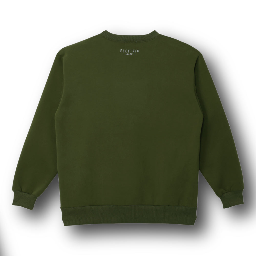 ICON LOGO CREW - OLIVE