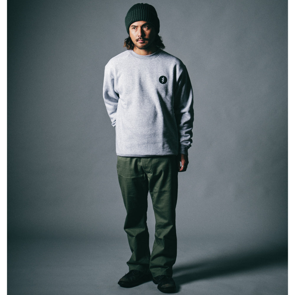 ICON LOGO CREW - CHARCOAL × GREY