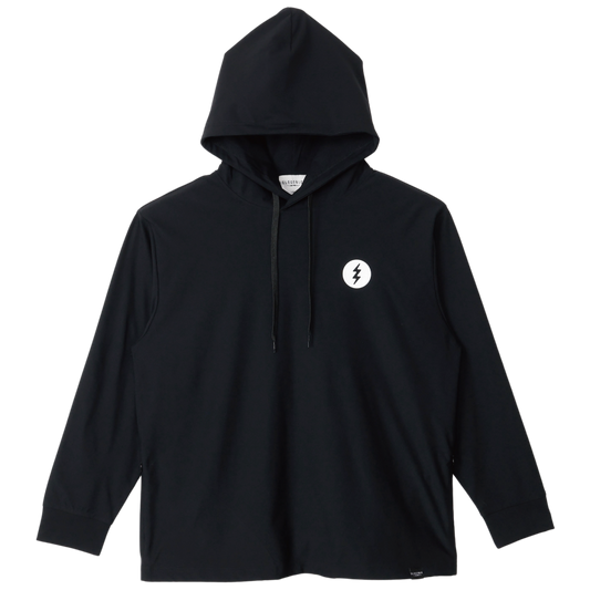 ICON LOGO DRY HOOD  - BLACK