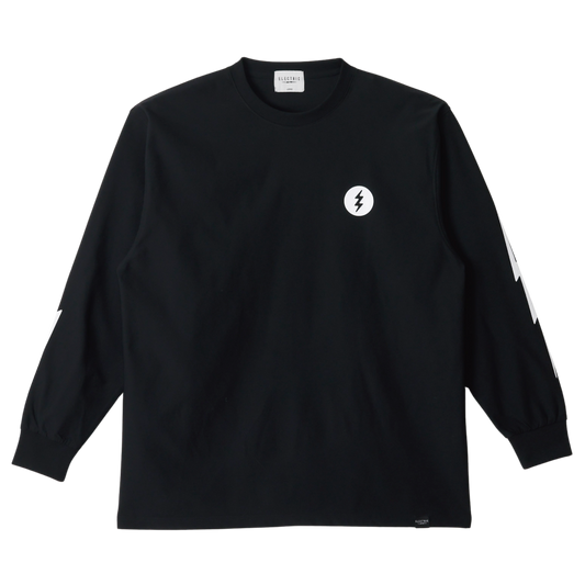 ICON LOGO DRY L/S TEE  - BLACK