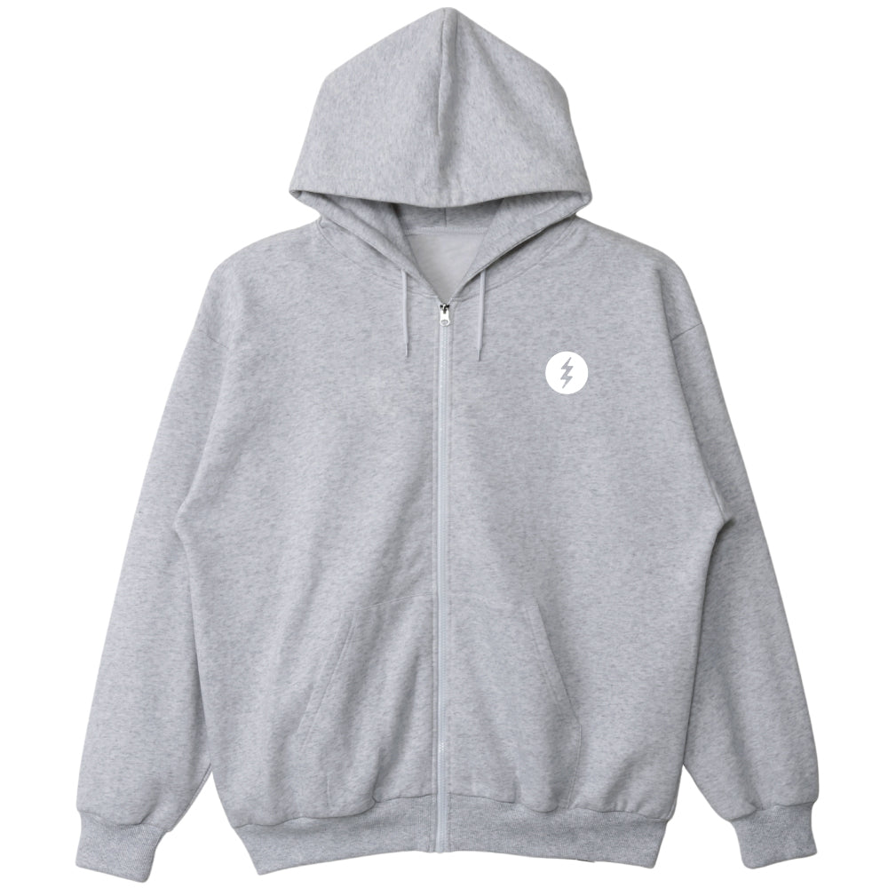 ICON LOGO FULL ZIP - ASH