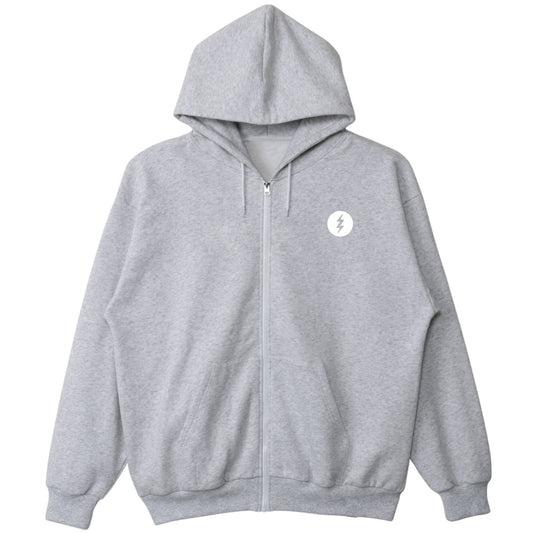 ICON LOGO FULL ZIP - ASH