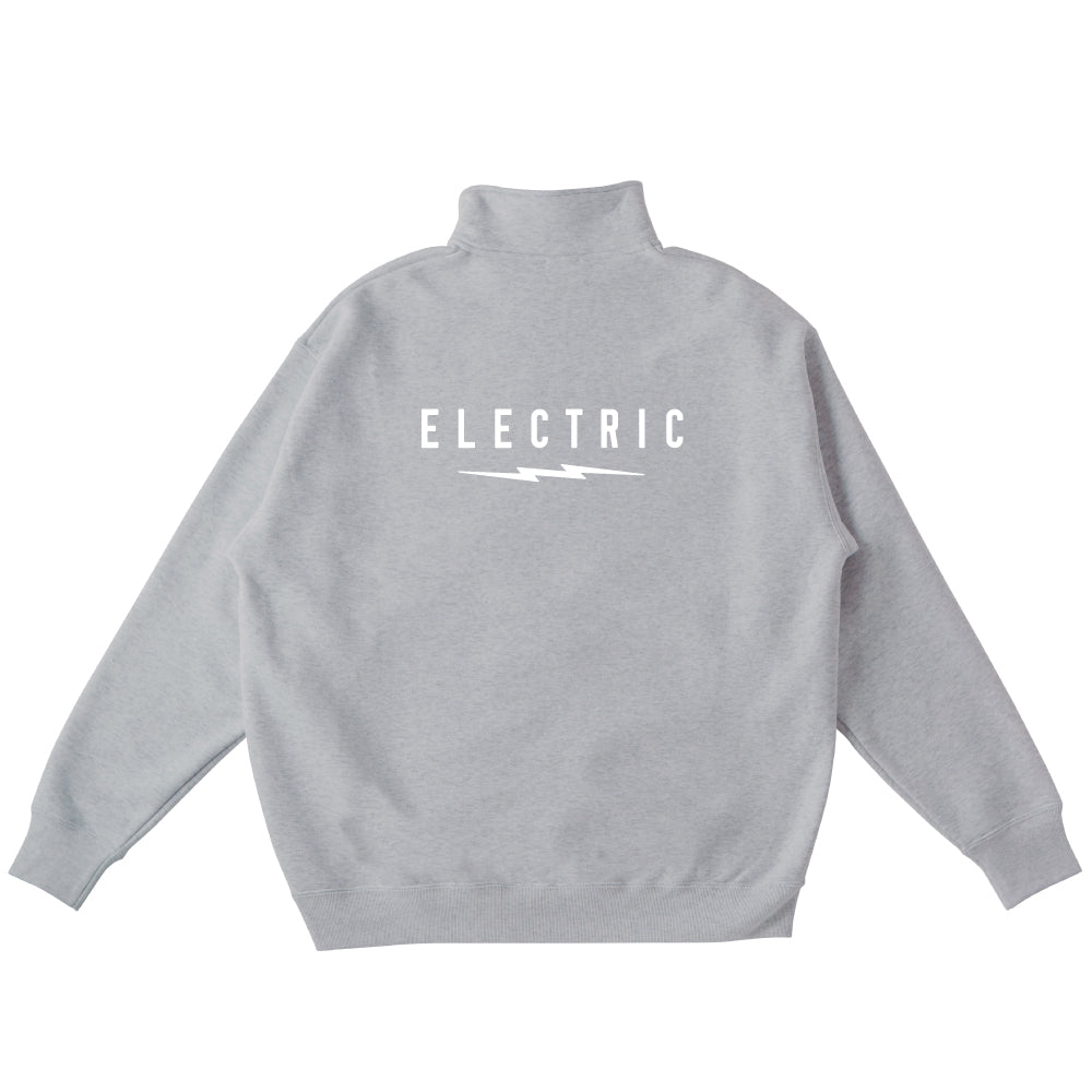 ICON LOGO HALF ZIP - ASH