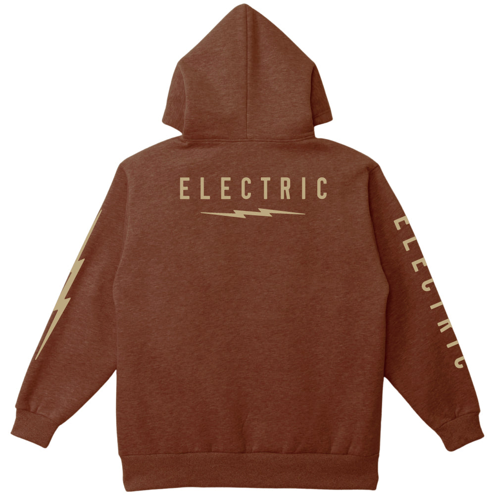 ICON LOGO HOOD - DARK BROWN × BEIGE