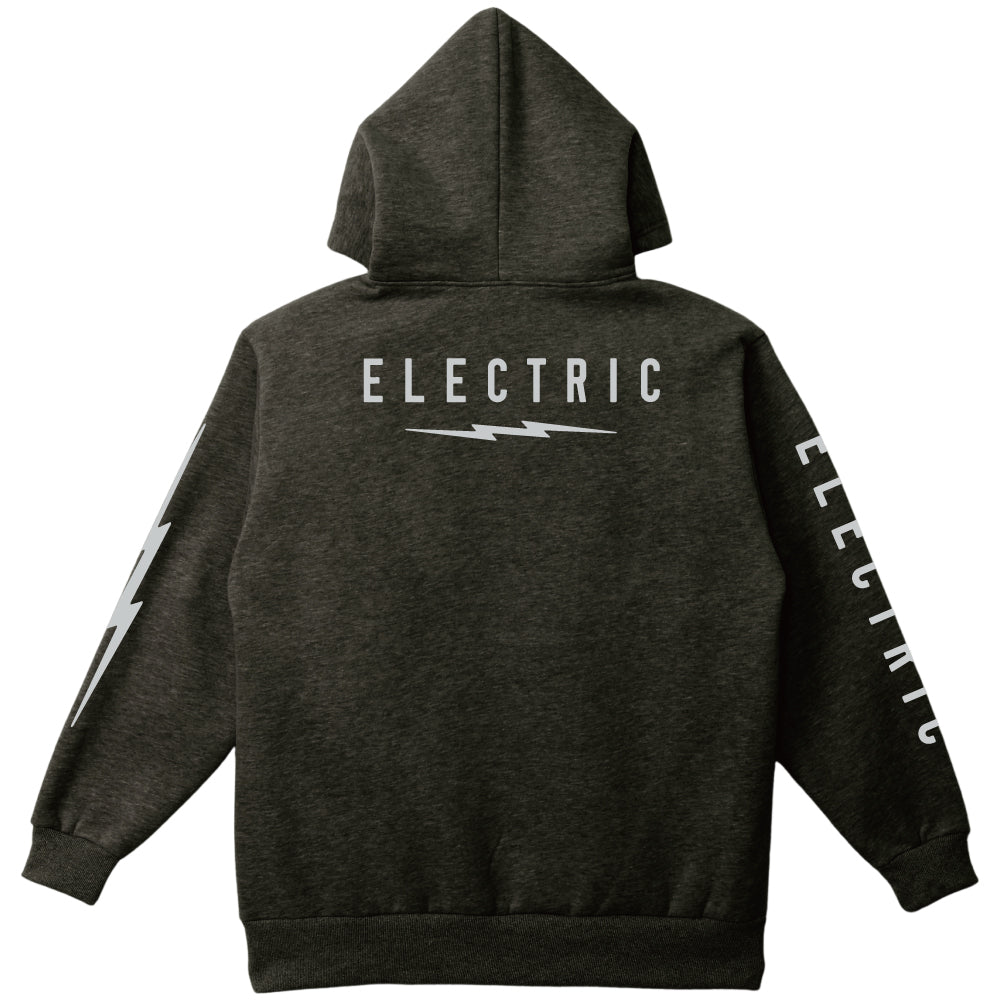 ICON LOGO HOOD - CHARCOAL × GREY