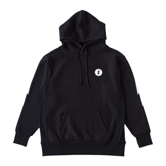 ICON LOGO HOOD- BLACK