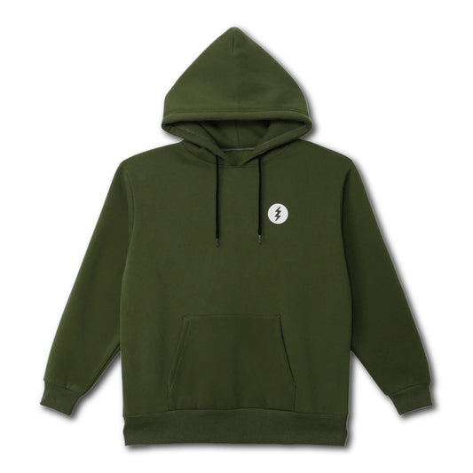 ICON LOGO HOOD - OLIVE