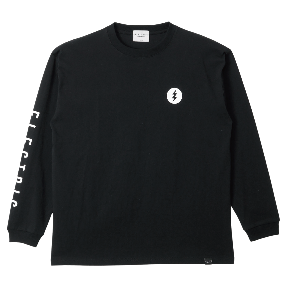 ICON LOGO L/S TEE - BLACK