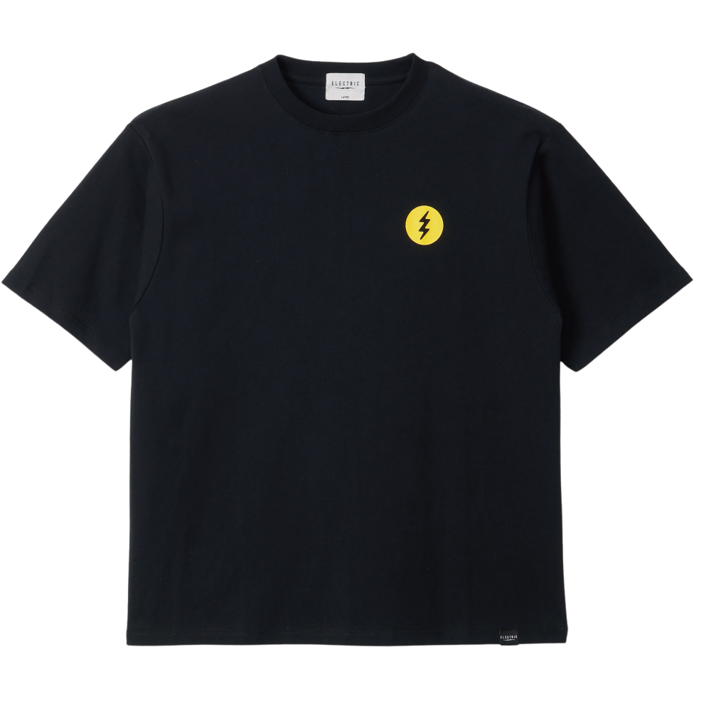 ICON LOGO S/S TEE - BLACK×YELLOW