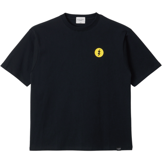ICON LOGO S/S TEE - BLACK×YELLOW