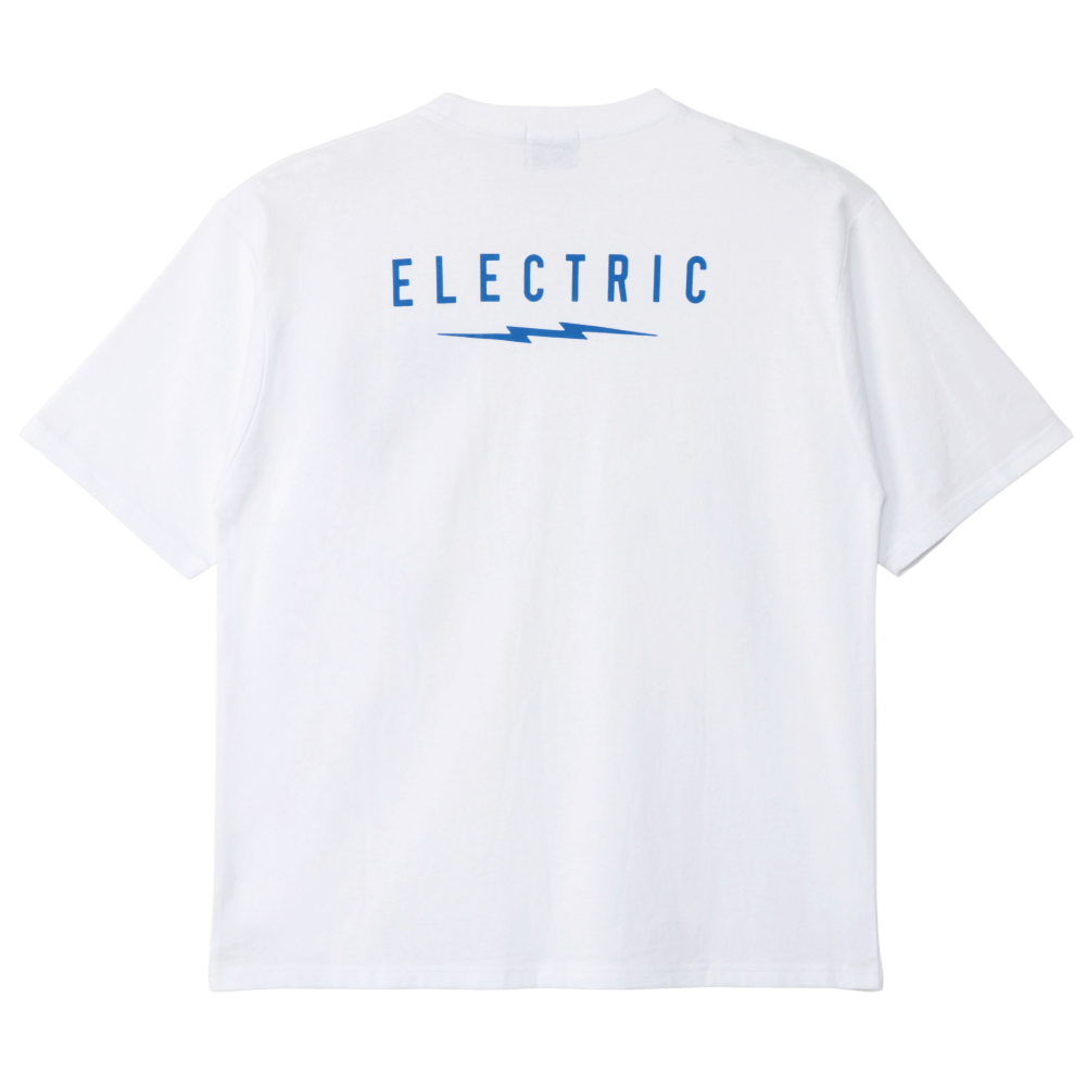 ICON LOGO S/S TEE - WHITE×BLUE