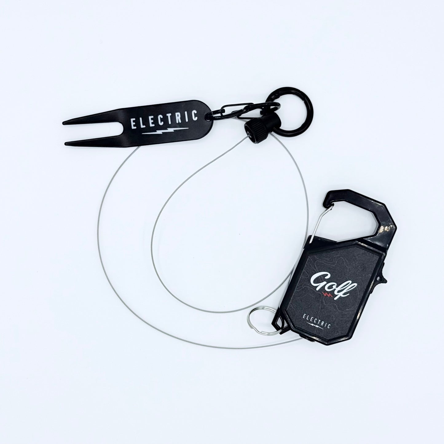 【WEB限定商品】CARABINER WIRE GREEN FORK - BLACK