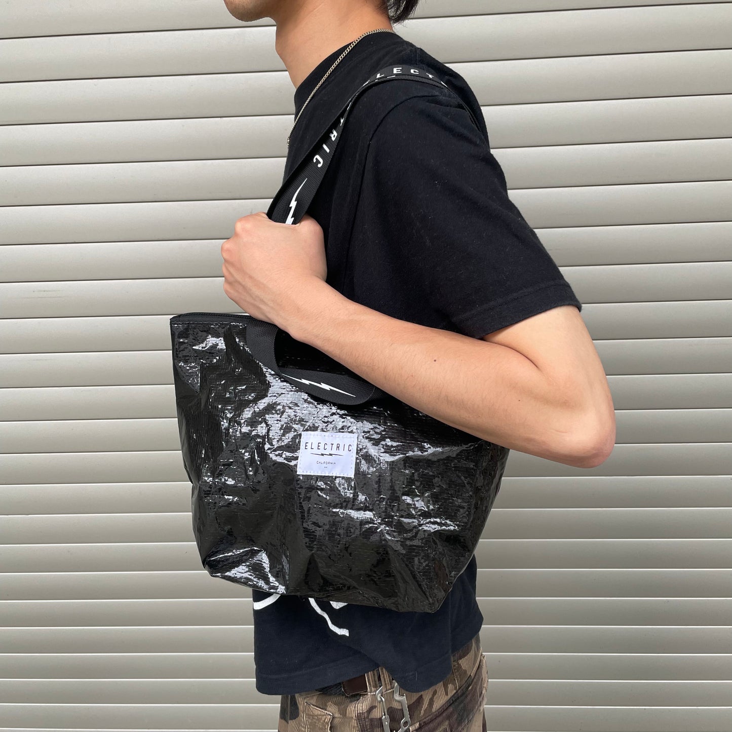 PE TOTE BAG S - BLACK