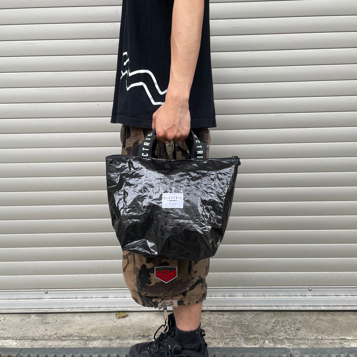 PE TOTE BAG S - BLACK
