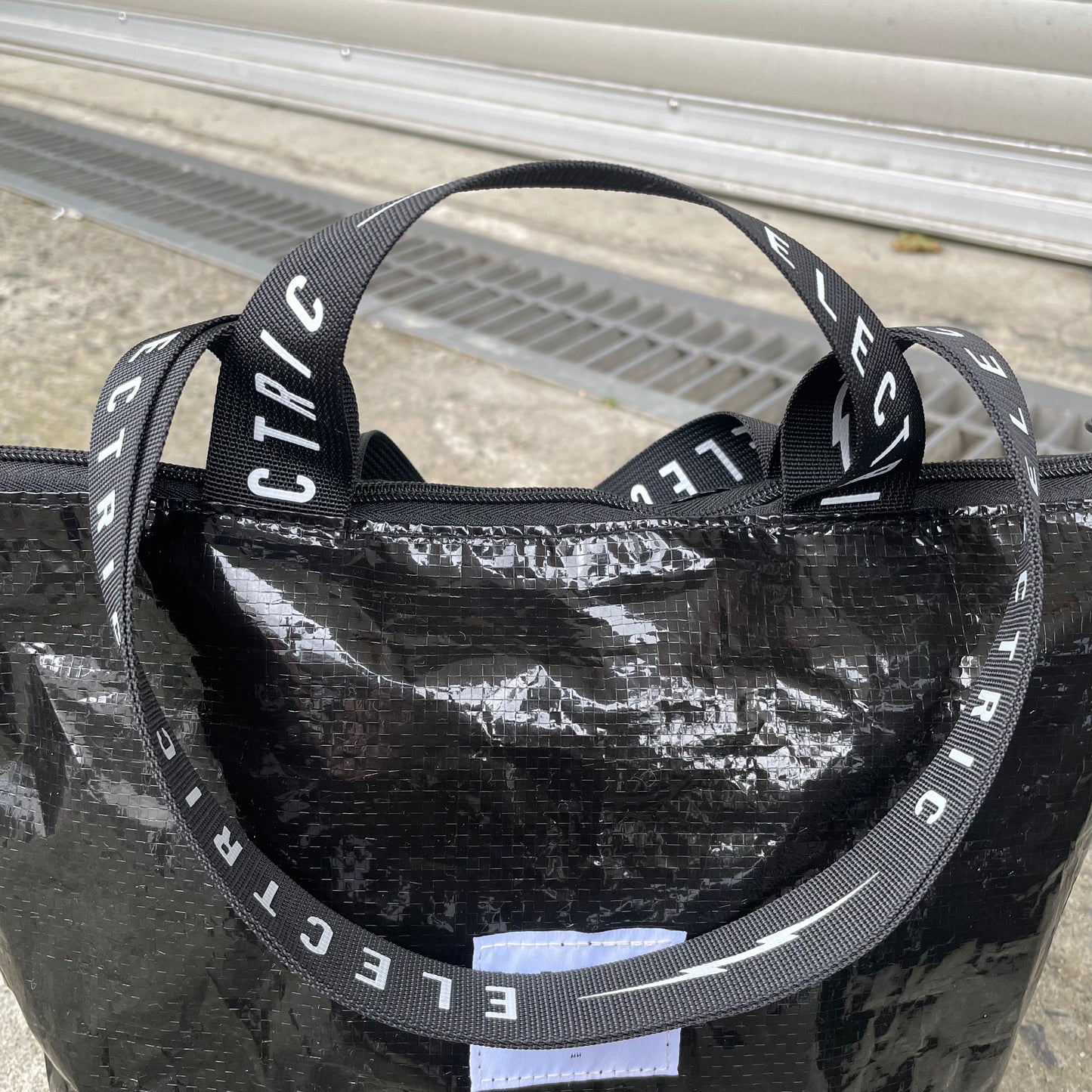 PE TOTE BAG L - BLACK