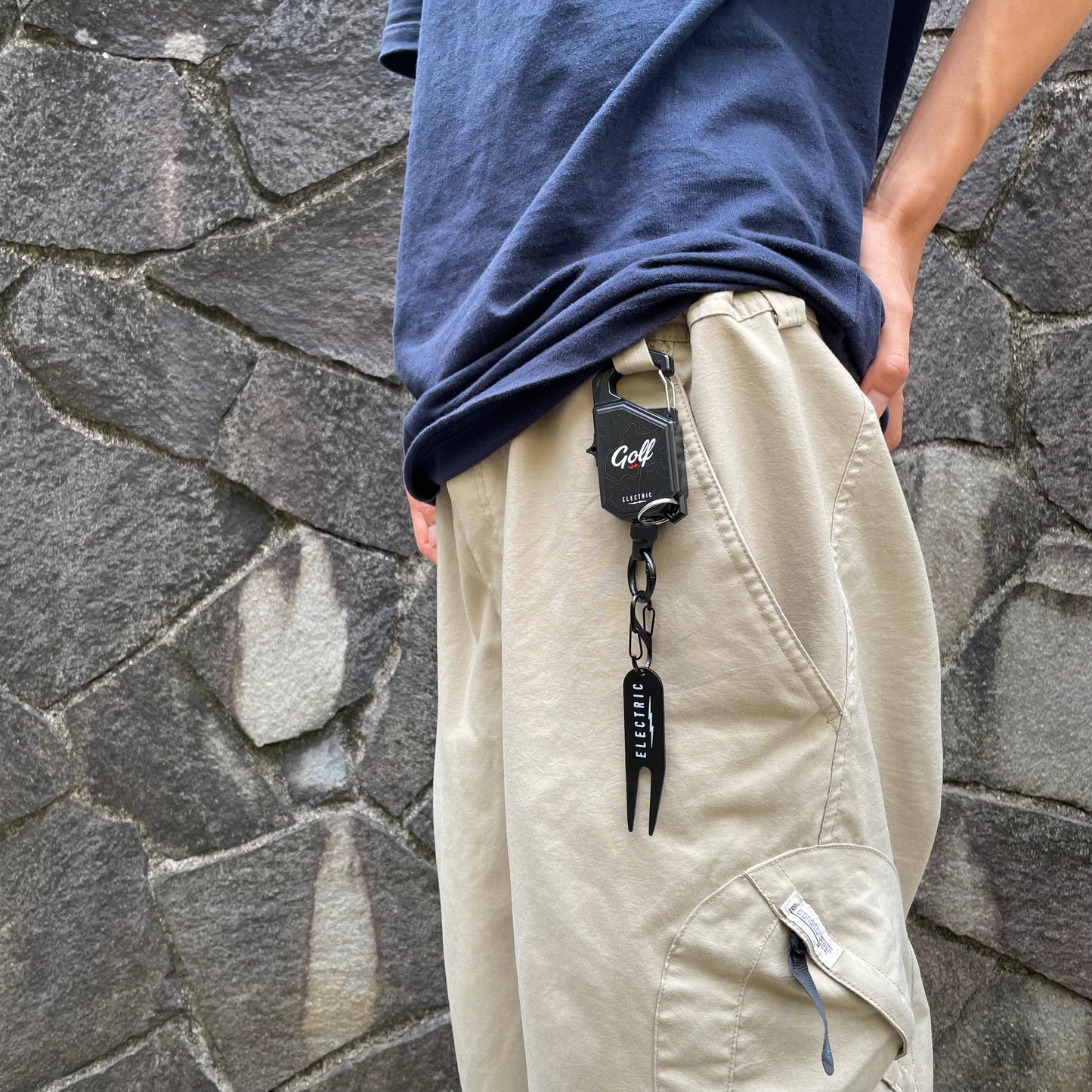 【WEB限定商品】CARABINER WIRE GREEN FORK - BLACK