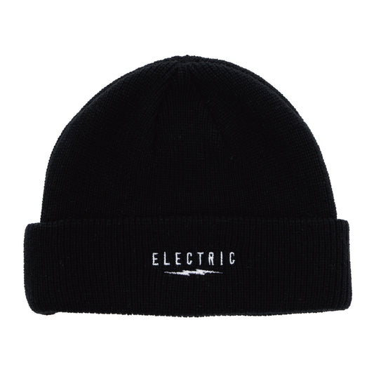 KNIT BEANIE TYPE C - BLACK EMBROIDERY