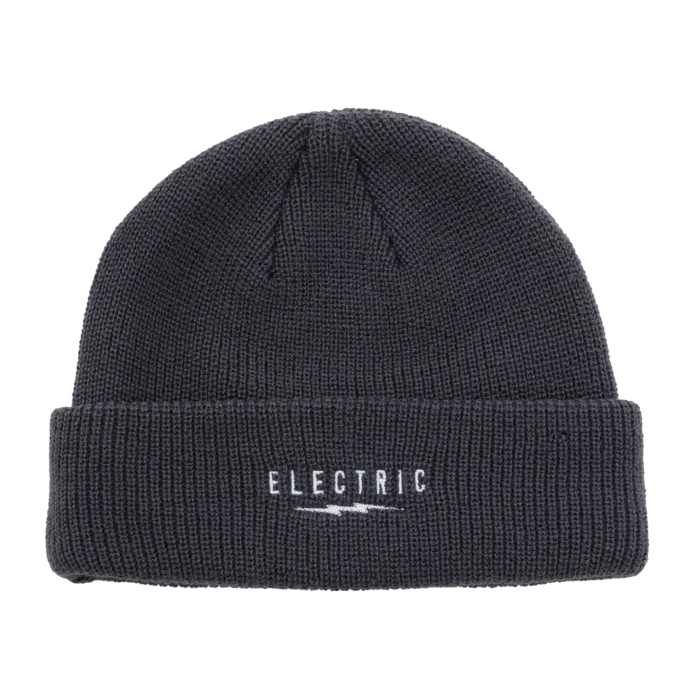 KNIT BEANIE TYPE C - GREY EMBROIDERY