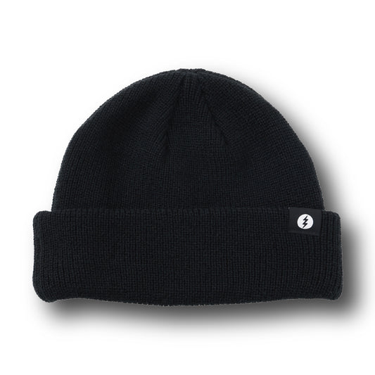 KNIT BEANIE TYPE C - BLACK
