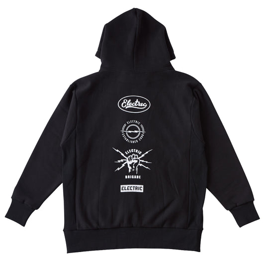 LOGOS HOOD- BLACK