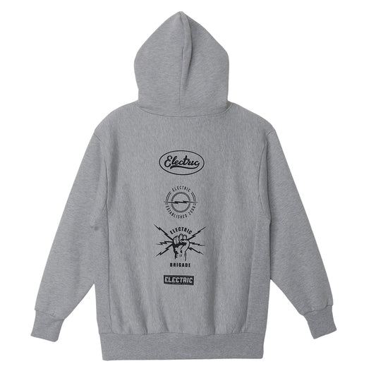 LOGOS HOOD- GREY