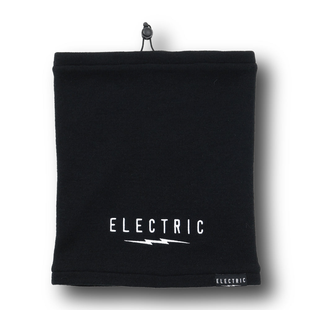 LONG KNIT NECK WARMER - BLACK