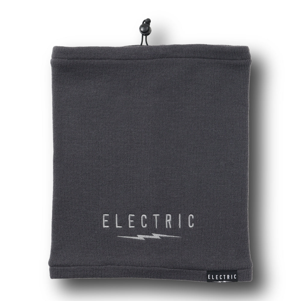 LONG KNIT NECK WARMER - CHARCOAL