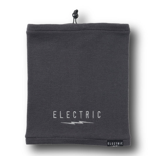 LONG KNIT NECK WARMER - CHARCOAL