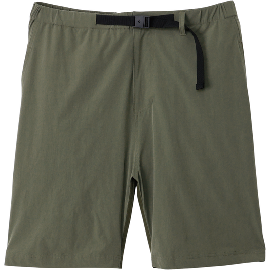 NYLON STRETCH SHORTS - OLIVE