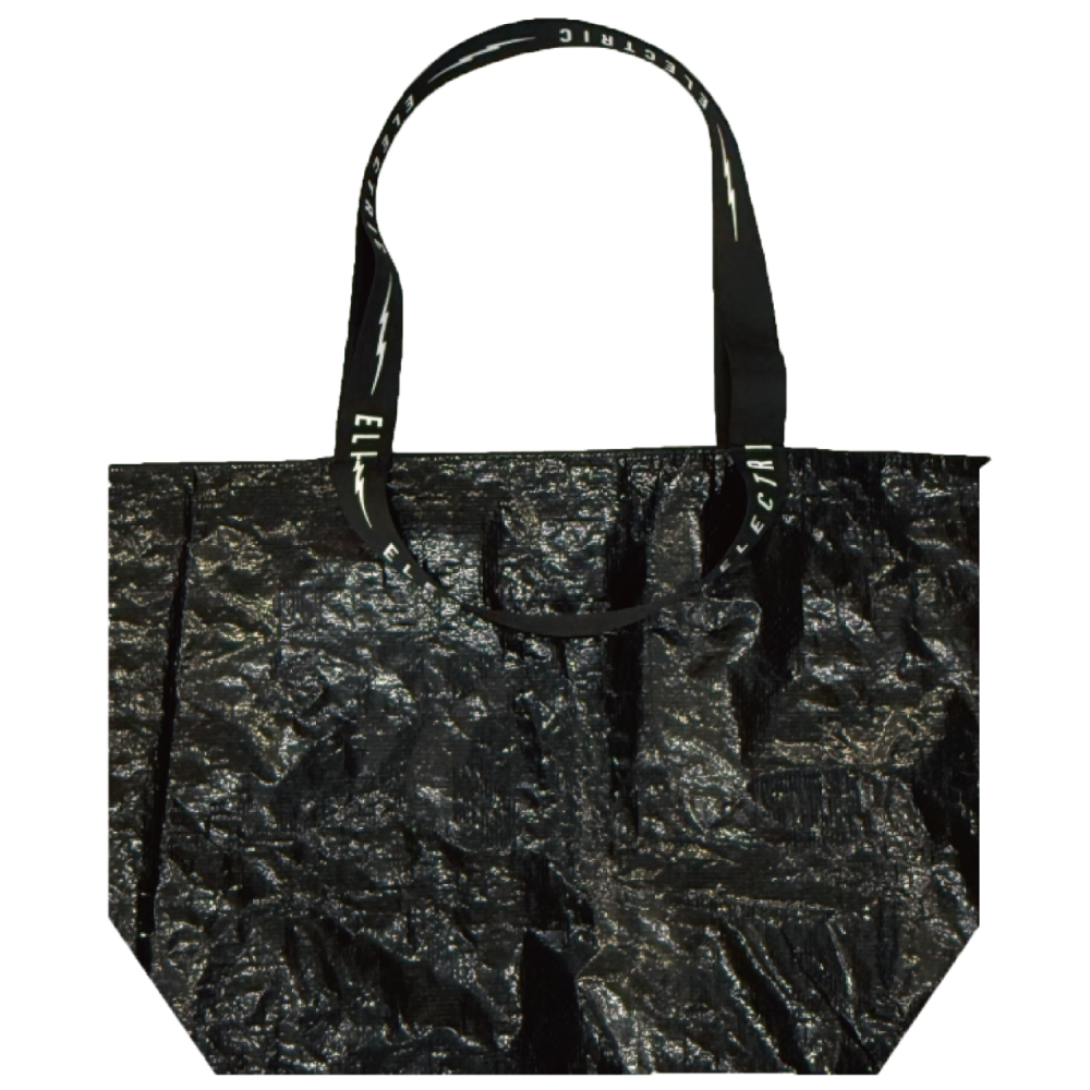 PE TOTE BAG M - BLACK