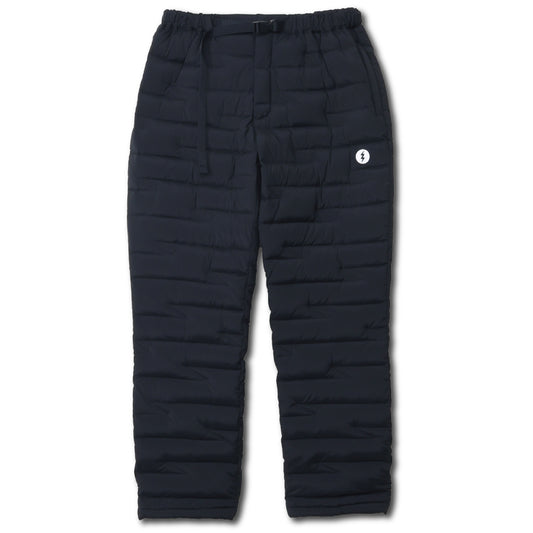 QUILTING PUFF PANTS - BLACK