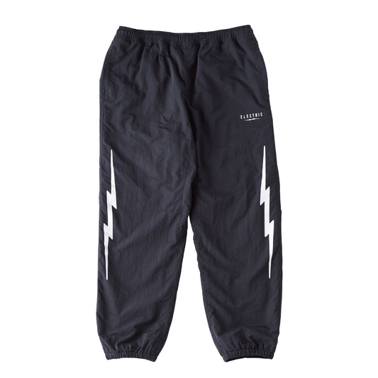 SIDE VOLT  NYLON PANTS  - BLACK