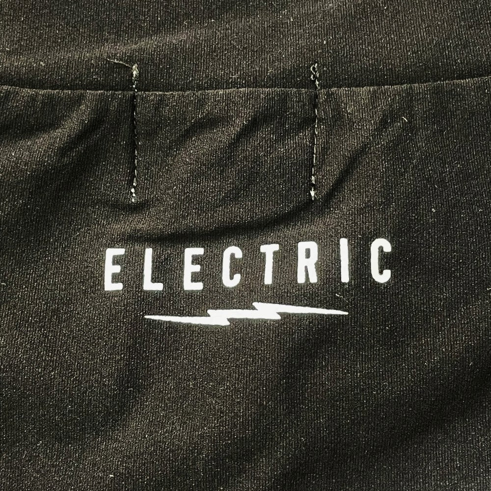 GOLF LOGO DRY MOCK NECK L/S TEE - BLACK