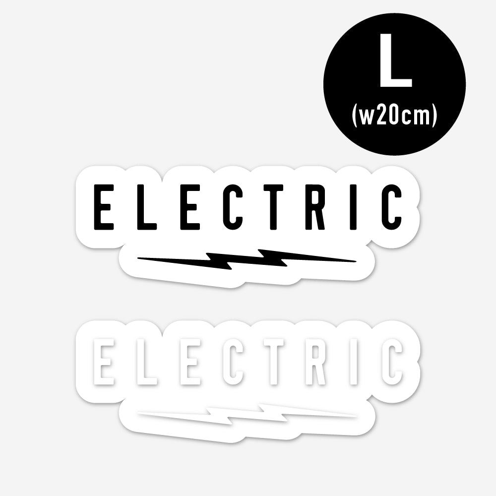 UNDERVOLT CLEAR STICKER- L (w20cm)【2色展開】