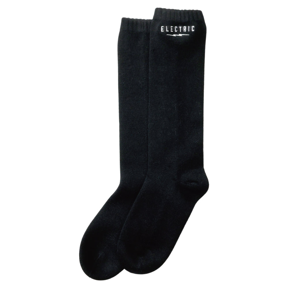 VOLT WOOL HIGH SOCKS - BLACK