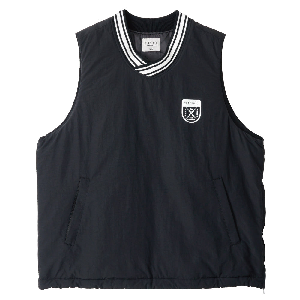 X VOLT NYLON PULLOVER VEST - BLACK