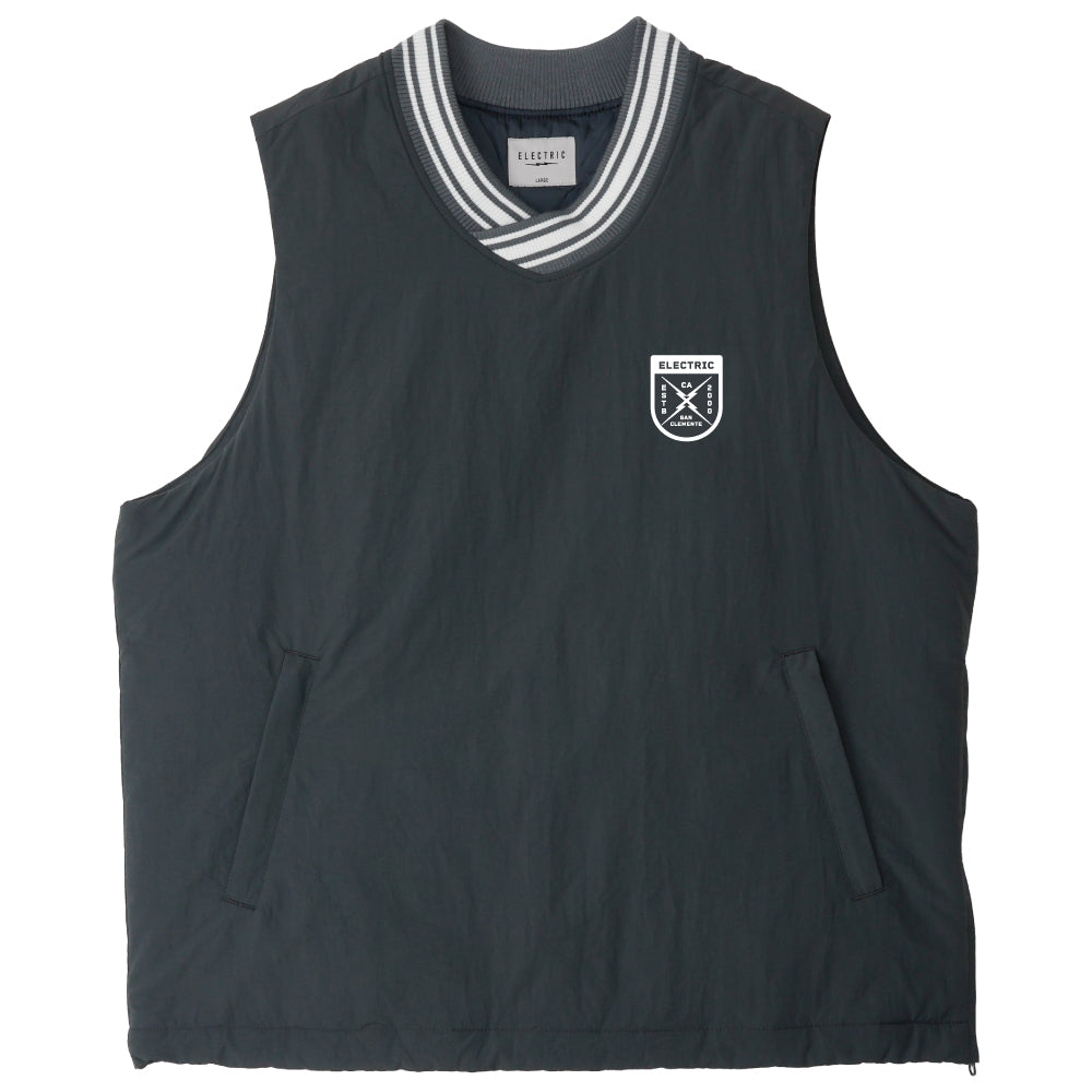 X VOLT NYLON PULLOVER VEST - GREY