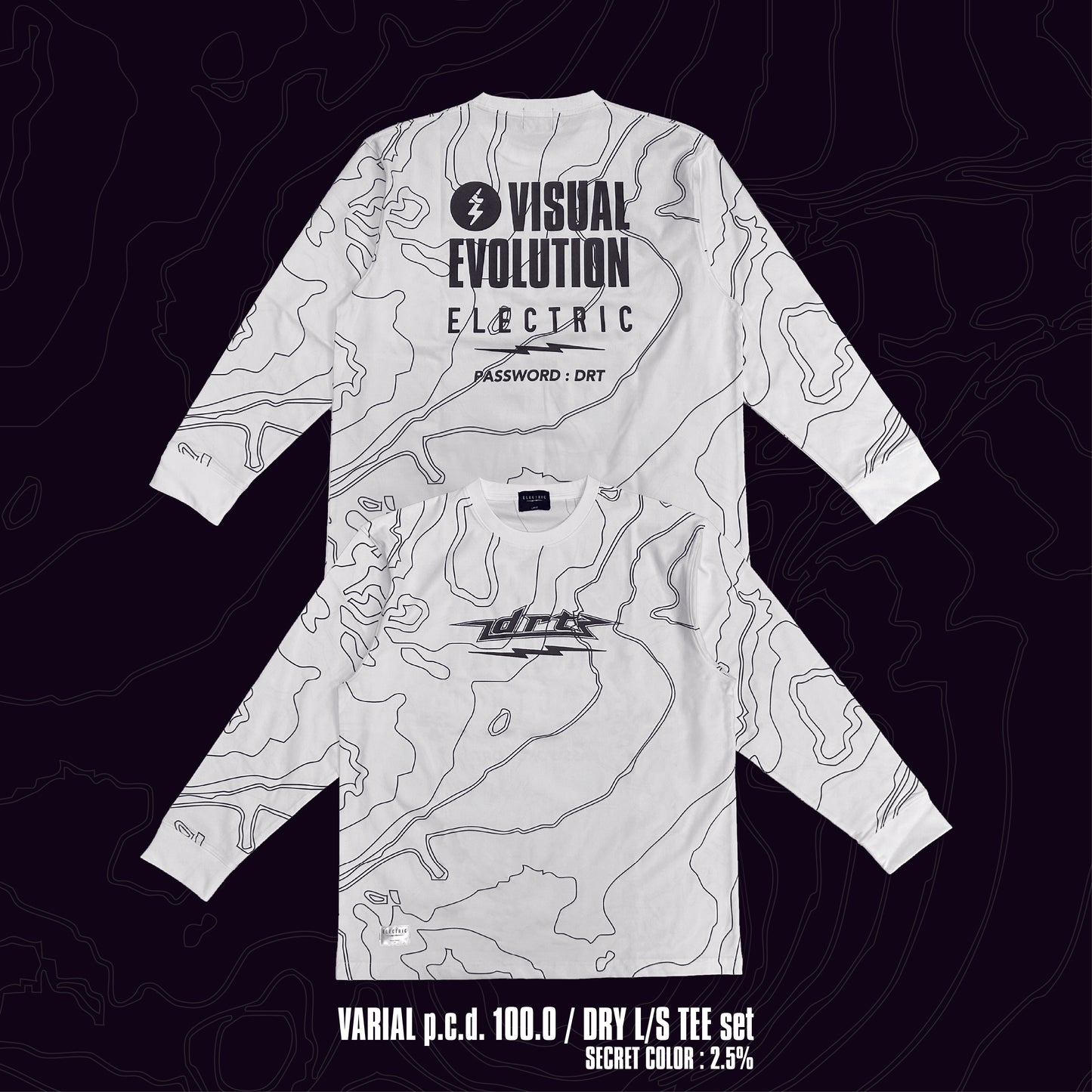 【ELECTRIC×DRT】VARIAL HANDLE 100 + DRY L/S TEE SET【※お一人様1点限り】