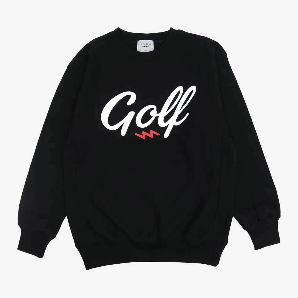 GOLF LOGO CREW - BLACK