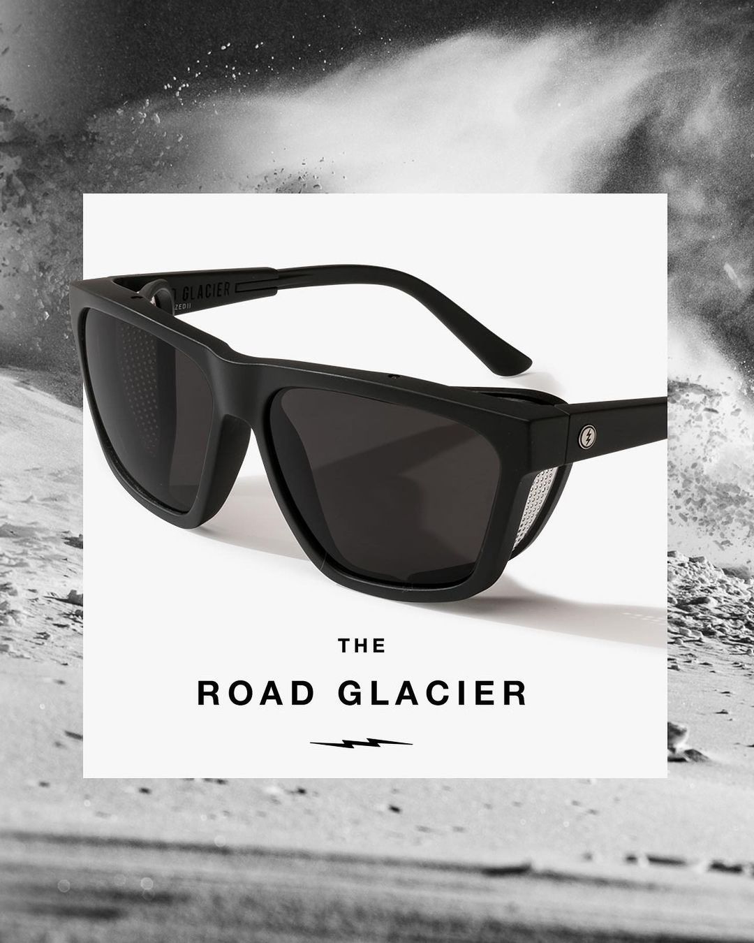 ROAD GLACIER - MATTE BLACK / M GREY POLAR PRO