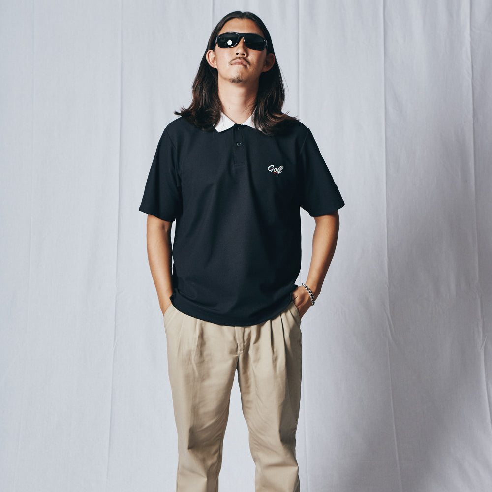 Electric Switch Collar S/S Polo BLACK XL